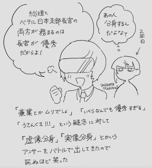 真5のネタバレと捏造
越水ハヤオ面白すぎて無理 