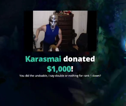 doaenel's tweet photo. Gonna be 2000$ by the end of my stream. 

Challenge accepted.

13 wins from Rank 1. https://t.co/5EBxLUtu1g