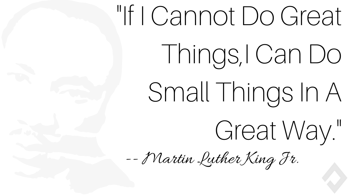 Septic_Check's tweet photo. "If I Cannot Do Great Things, I Can Do Small Things In A Great Way." -Martin Luther King Jr. 
#mlkday2022 #mlkday https://t.co/7OehihVd8L