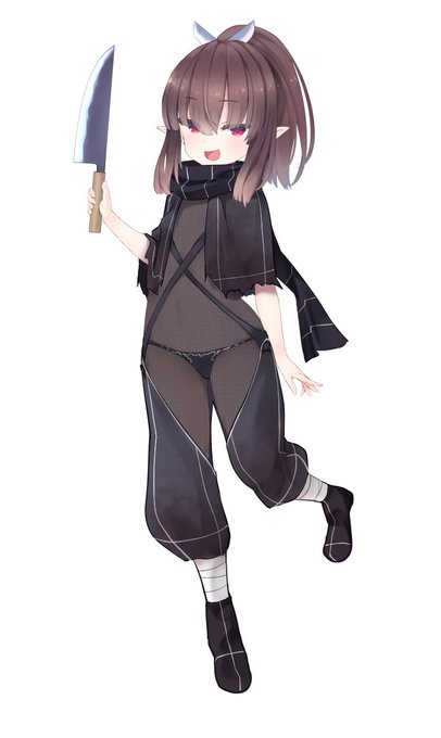 TRPG用のきりたん立ち絵改変したやつ(ローグ) 