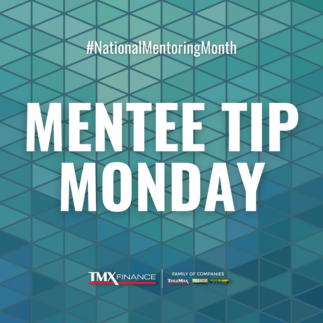#MenteeMonday Tip- Don't limit yourself to just one mentor! There are many facets of our personal and professional lives that need development, which means we can and should have multiple mentors to help guide us in the right direction.