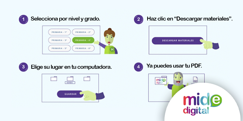 MuseoMIDE's tweet photo. ¡Profe! Si buscas nuevo material para tus clases, visita el MIDE Digital y sigue estos pasos.
🔗 https://t.co/CwyMHEVOWs
#EntraAlMIDE #TuTiempoVale https://t.co/T6GgzsRJqj