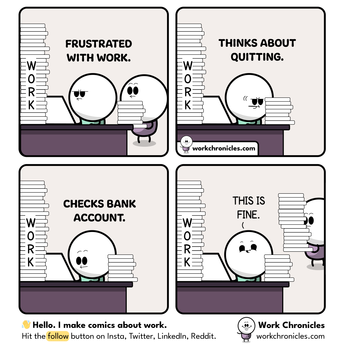 _workchronicles's tweet photo. Eat. Sleep. Work. Repeat. https://t.co/Fl7z228ZIN
