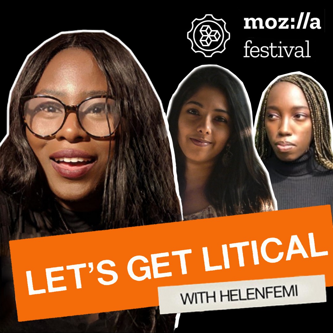 letsgetlitical's tweet photo. "Hey, Google tell me about gender and #AI". Do the stereotypes offline replicate themselves online? ft @garnettachieng  &amp; @SapniGK 

In collab with @mozillafestival in this episode we are discussing gender and tech.

Spotify: https://t.co/QVpSuljZ8K
Apple: https://t.co/PnJVJov5of https://t.co/GFwe9IyqeP