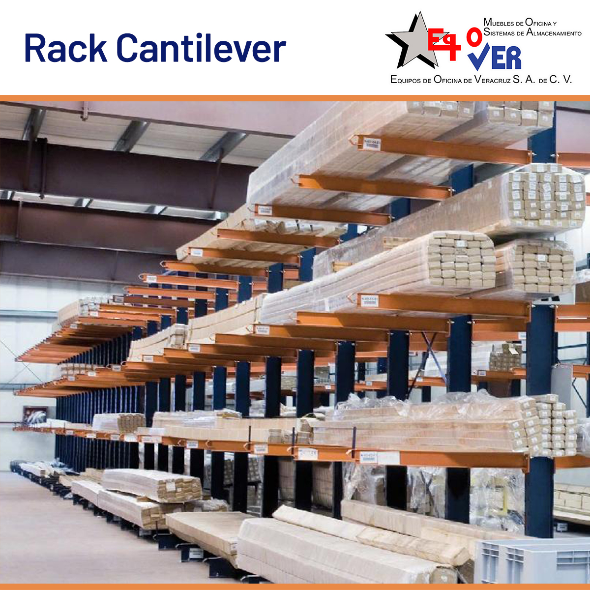 Racks cantiléver, racks almacenamiento