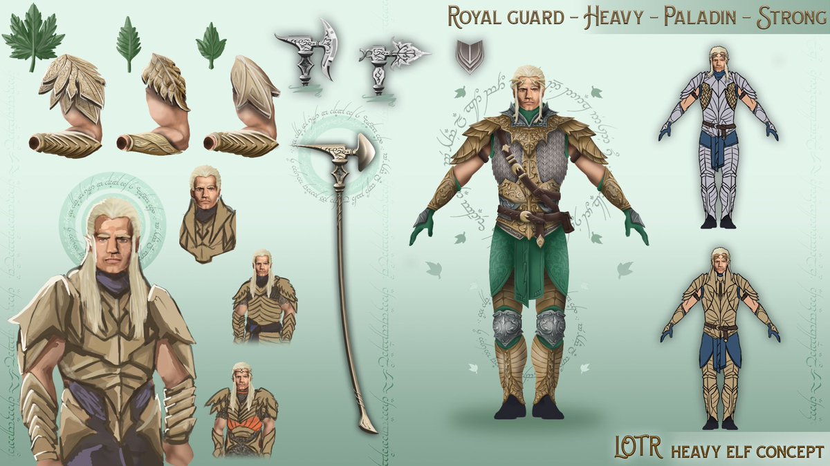 #LOTR  Heavy Elf concept.