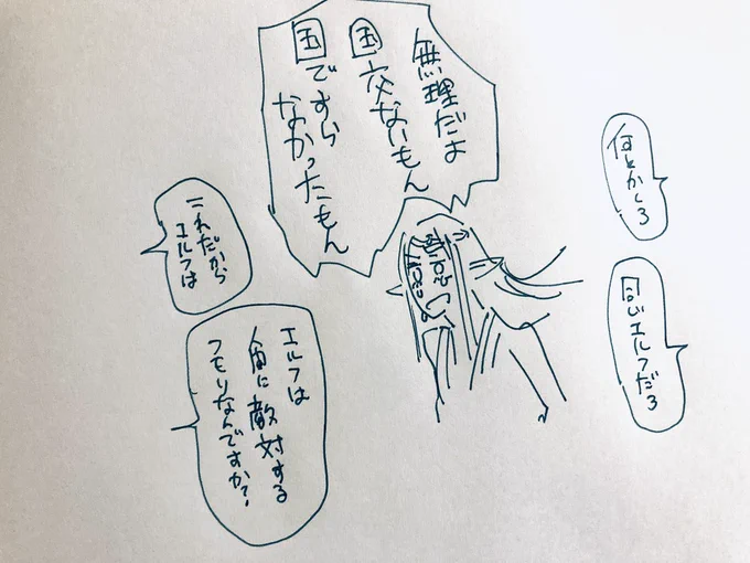北方蛮族エルフ 