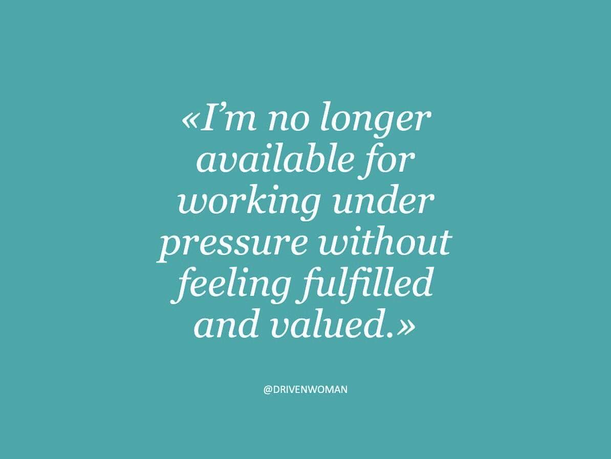 Women are re-evaluating their life &amp; career aspirations 🥊 #DiversityandInclusion #nolongeravailable