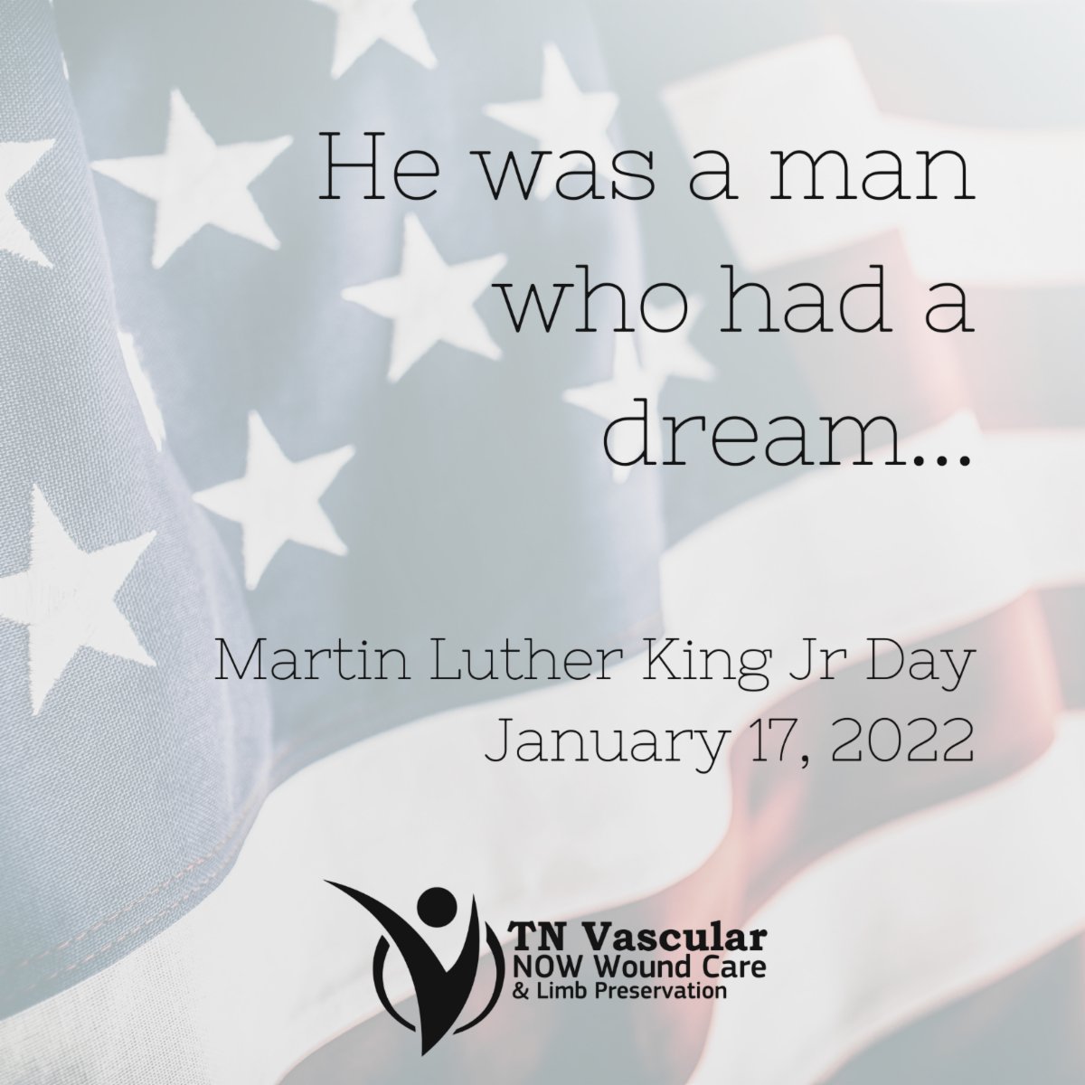 TnVascular's tweet photo. 🇺🇸 "Injustice anywhere is a threat to justice everywhere." 
-Dr. Martin Luther King Jr.

❤️ Today, we honor the life and legacy of one of America's greatest hero's.  

#MLKDay #MLK #MondayMorning #IHaveADream #MondayMotivation #Freedom #Liberty https://t.co/kZlM9gtkAS