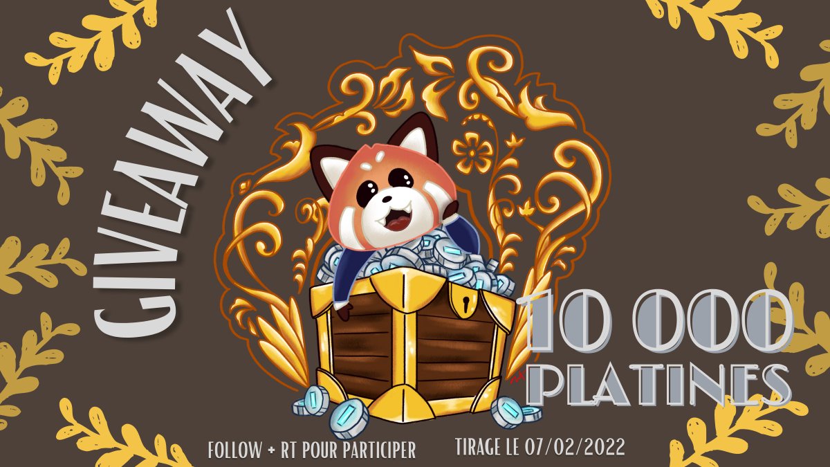 WPandaahh's tweet photo. Les amis c'est un bien grand jour!🥳

On offre 10 000 platines pour fêter cette nouvelle année et pour tout le positif que vous nous apportez pendant nos live. J'espère en réaliser bien d'autres encore!

Il suffit de follow et retweet ce post pour participer! #Warframe 
⬇️English https://t.co/cOzFo71VEm