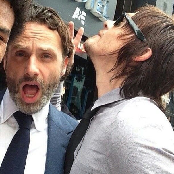 Happy Monday everyone. #TWD #TheWalkingDead #TWDFamily #RickGrimes #AndrewLincoln <a href="/wwwbigbaldhead/">norman reedus</a>