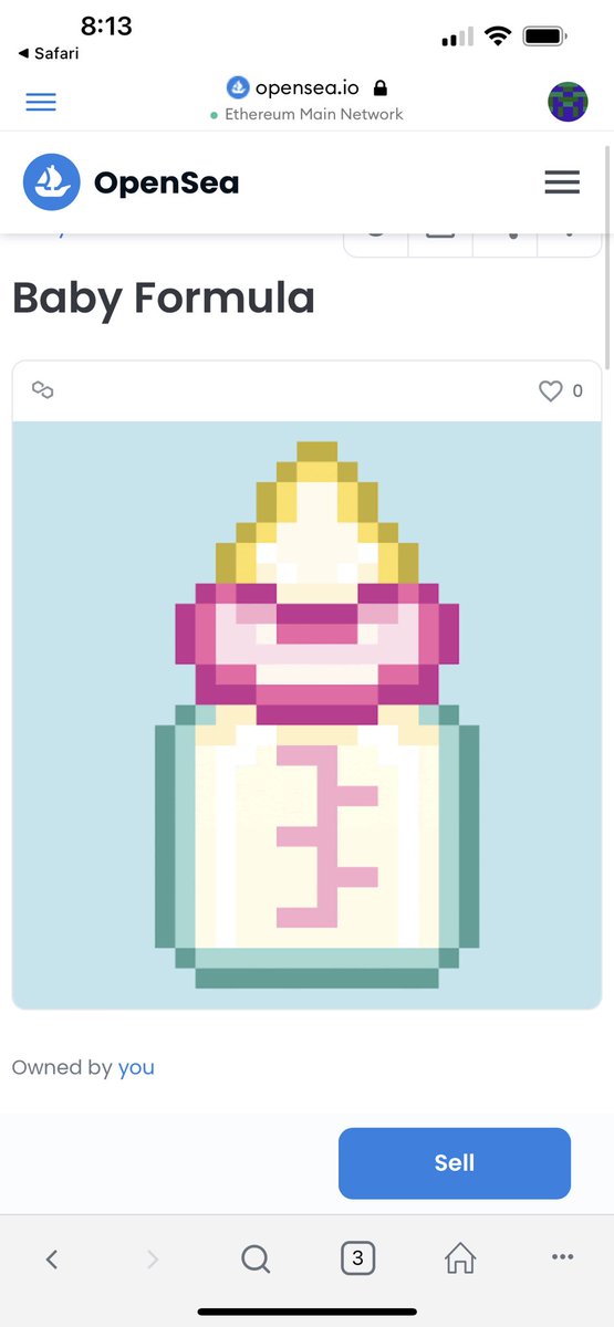 MooncowNFT's tweet photo. @BabyDeluxeNFT Baby Formula acquired! 🍼 Let’s go!! #NFT #babydeluxnft #mooncownft https://t.co/dfVMj0oMjC