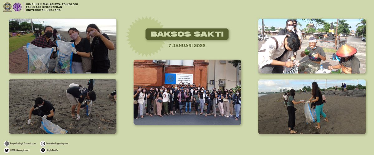 🔴[𝐋𝐈𝐕𝐄 𝐑𝐄𝐏𝐎𝐑𝐓 𝐑𝐄𝐅𝐑𝐄𝐒𝐇𝐌𝐄𝐍𝐓 𝐒𝐀𝐊𝐓𝐈]

Halo teman-teman Psikologi!
Telah berlangsungnya Refreshment yang dilaksanakan pada :

📅Jumat, 7 Januari 2022
⏰09.50 - 11.30 WITA
📍Pantai Sanur

Terima kasih atas partisipasi teman-teman dalam refreshment ini🤩👋