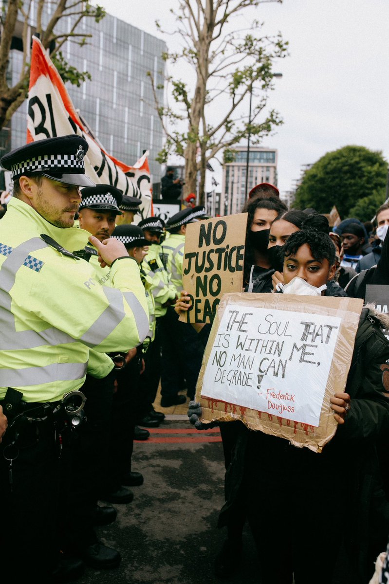 “The soul that is within me, no man can degrade!” 

Powerful words and not to mention everything about this frame! 

Photographed by me in 2020 #blmprotest