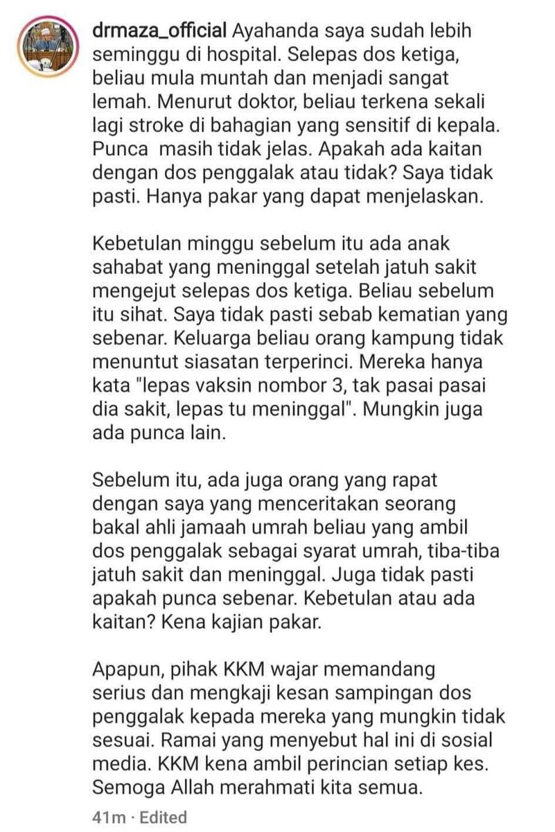 HalimOsman11's tweet photo. Tuan Mufti dah mula bersuara. https://t.co/oNbjFCvDaZ