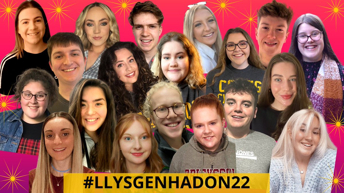 colegcymraeg's tweet photo. Newyddion cyffrous! Llongyfarchiadau mawr i 19 o lysgenhadon newydd y Coleg Cymraeg Cenedlaethol o Brifysgolion ledled Cymru! Cadwch lygad ar ein gwefannau cymdeithasol i gael dod i'w hadnabod yn well! #swnystiwdants #llysgenhadon22 @yrawrgymraeg https://t.co/HhIej6Gy90