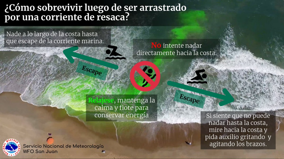 🚨 UPDATE | ACTUALIZACION 🚨 
🚣🏿🏊🏿‍♀️Hazardous marine and coastal conditions
💻 For more information: weather.gov/sju/marine

🏊🏿‍♀️🚣🏿 Condiciones marítimas y costeras peligrosas
💻 Para mas información: weather.gov/sju/marine
#prwx #usviwx
