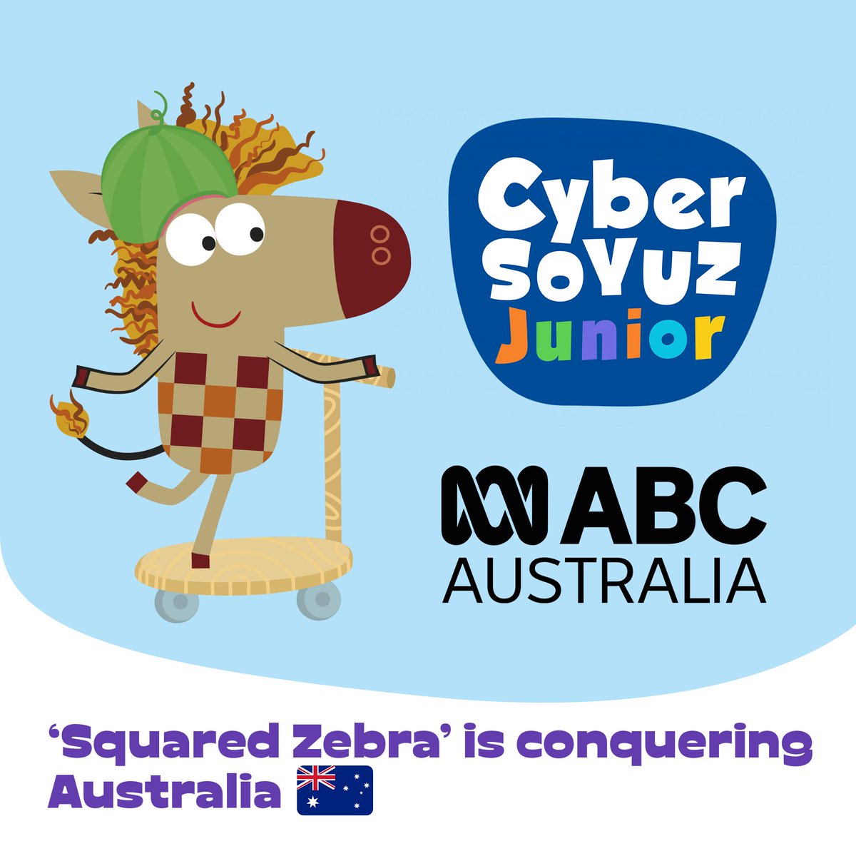 We are happy to announce that SMF Animation Studio’ International partner <a href="/CyberGroupSds/">Cyber Group Studios</a> has secured a new deal with <a href="/ABCaustralia/">ABC Australia</a> for broadcasting the Squared Zebra TV-series in Australia.

Watch full trailer: youtu.be/qQkr_bY45uA