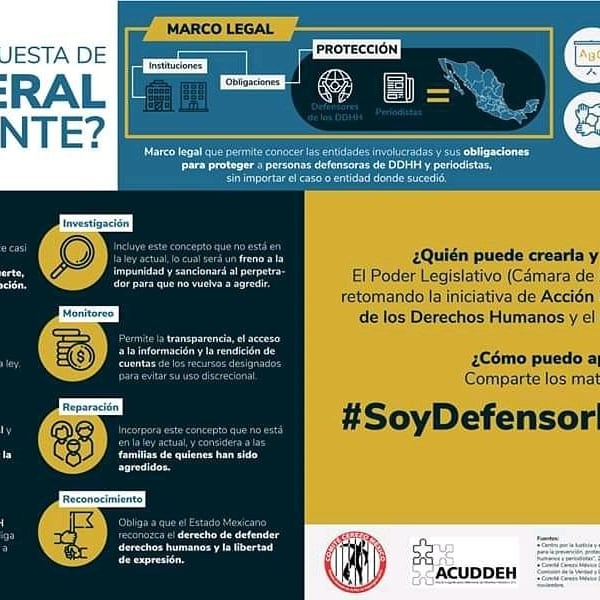 AcuddehM's tweet image. Iniciando el diálogo regional para impulsar una iniciativa de ley general.
Proponemos que las mínimas obligaciones del estado mexicano son los siguientes: respetar, proteger, garantizar y promover:
facebook.com/77213722955189…