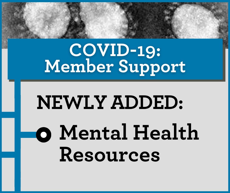 Find newly added #MentalHealth resources for the #MedLab under the “Take Care of Yourself” tab of the #COVID19 Member Support webpage: bit.ly/3ackX6G #BlueMonday