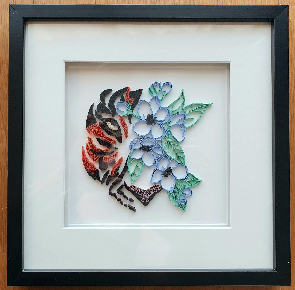 love that amazing high you get when you finally finish your latest project!
#TheTwirlMaker #paperartist #tiger #tigerart #tigerlove