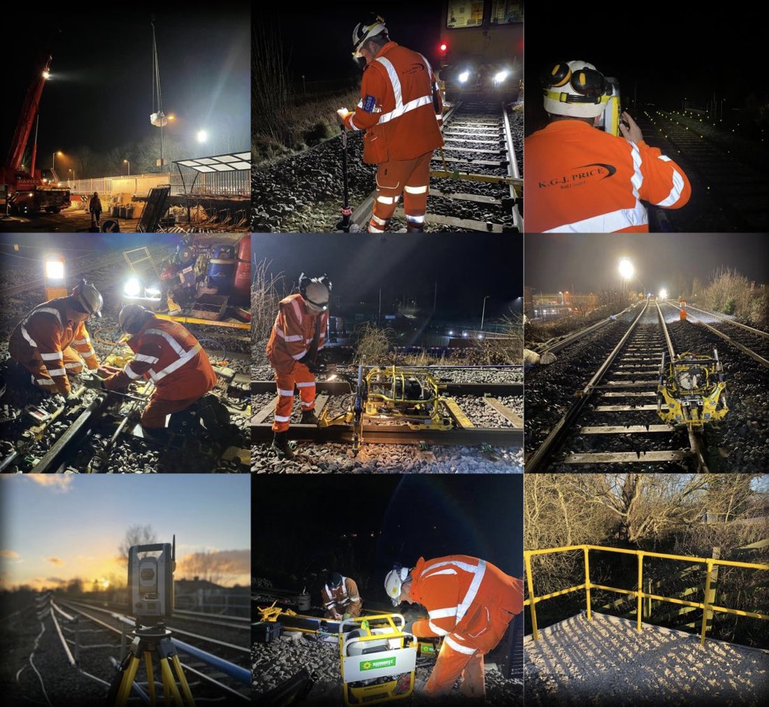 GBRPriceGroup's tweet photo. WK41- WK42- 2022
📩 RailEnquiries@kgjpricerail.co.uk
☎️ 01724 858125
🌐 https://t.co/Pk6jVidcnu

#PermanentWayWorks #AncillaryCivils #TrackMonitoring #MultiDisciplinary https://t.co/bLLkrh4sqe