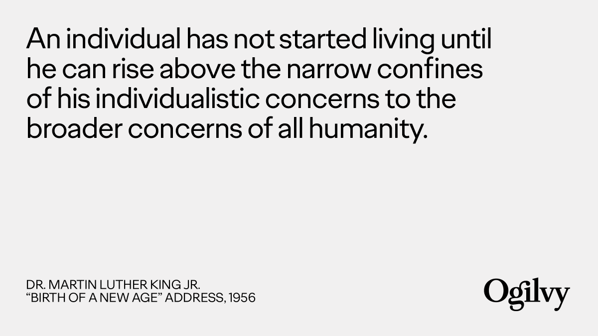 Today we honor the life and legacy of Dr. Martin Luther King, Jr.