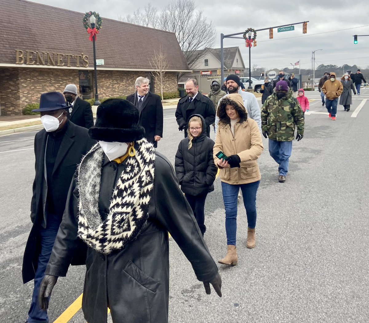 AthensAL's tweet photo. Today’s Athens-Limestone Dr. Martin Luther King Jr. March in Downtown Athens. https://t.co/x6GkNKmTTd