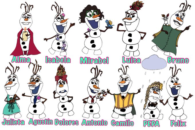 オラフが贈る物語のtwitterイラスト検索結果