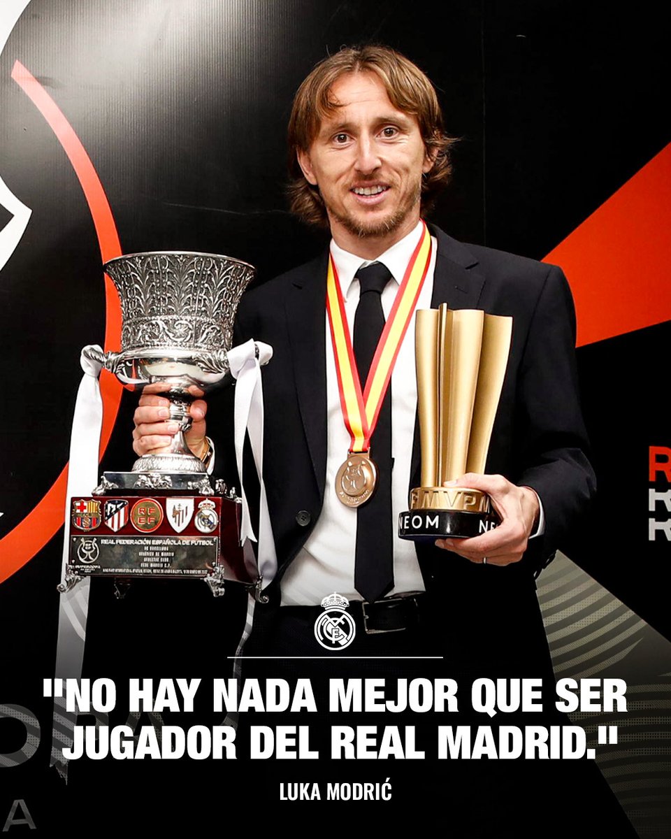 realmadrid's tweet photo. 🤍 @lukamodric10 🤍
#Supercampeones https://t.co/GlH8n0qGtH