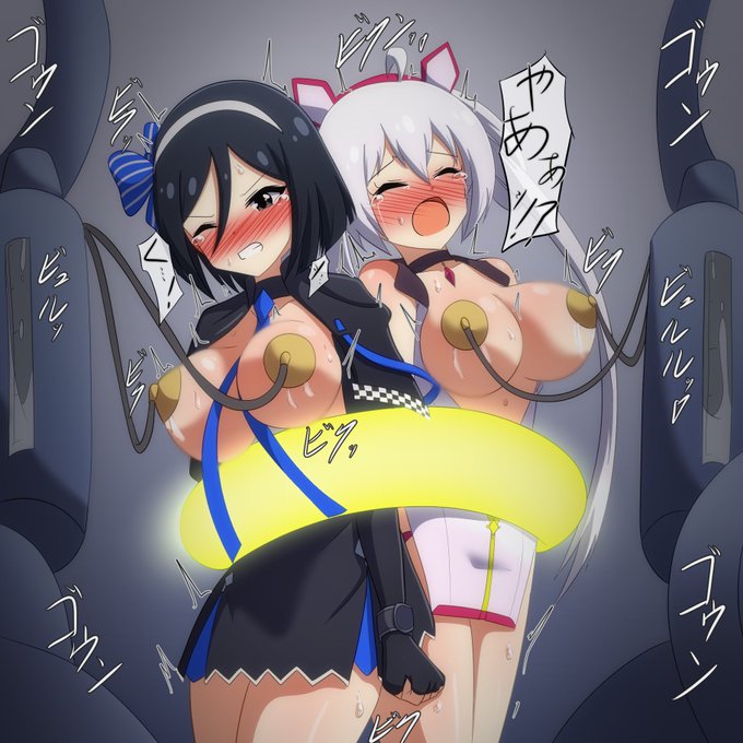 skebより、依頼主様のオリジナルキャラクター…と思われる方々の搾乳シチュ。 