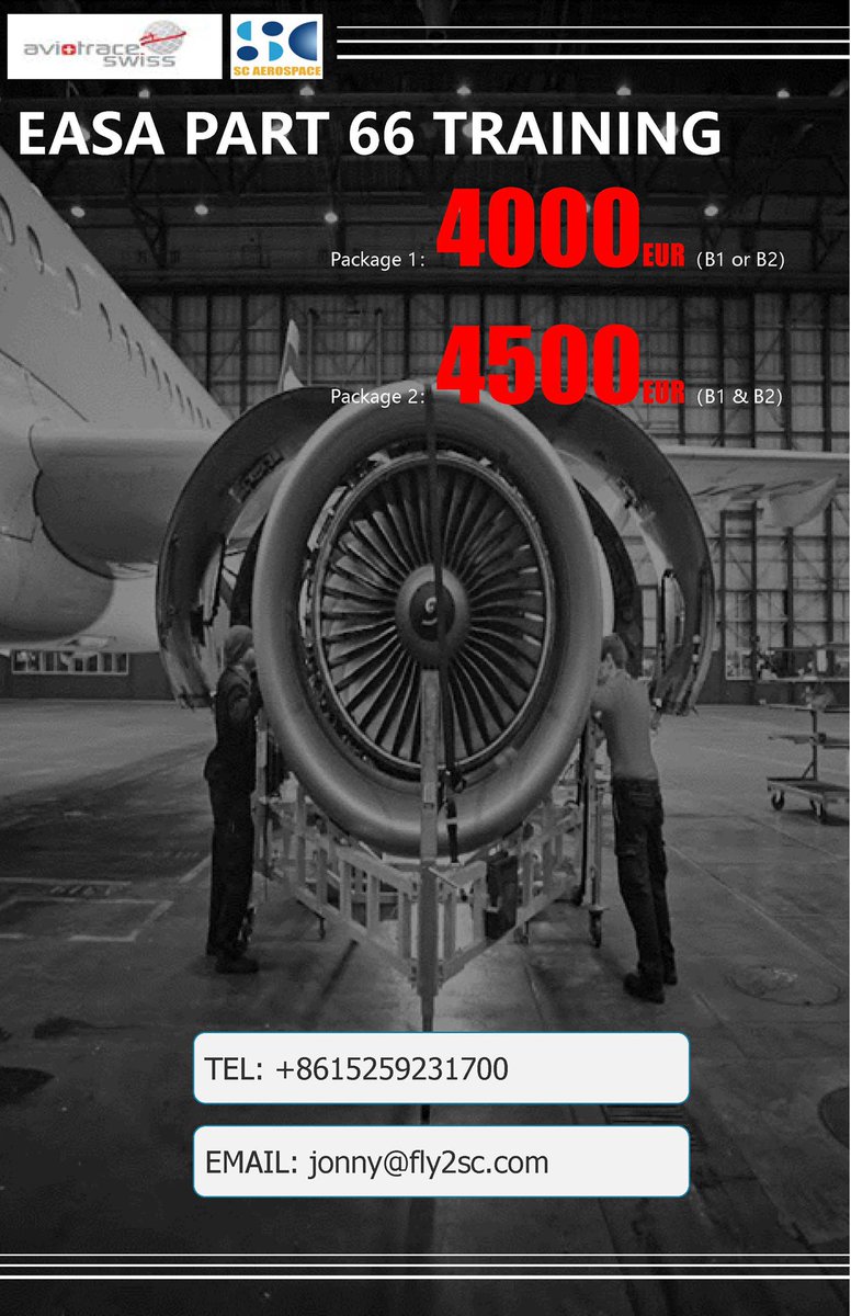 EASA part 66 training &amp; examination schedule 

Online review data:12th Feb-26th Feb
Exam date:1st Mar(Hong Kong )
          19th Mar(Singapore)

Registration till Open. Seats Available.
Interested Candidates Contact Through
Email: jonny@fly2sc.com 
WhatsApp: +8615259231700
