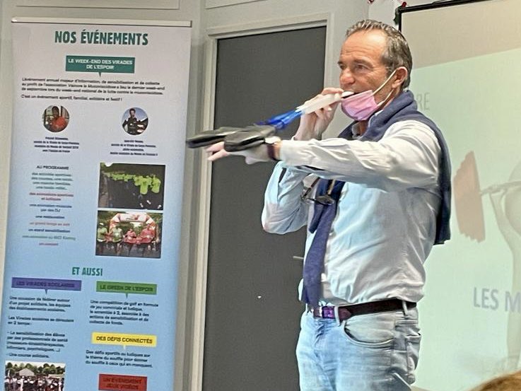 Samedi 15 janvier : formation kiné à destination des parents d’enfants atteints de mucoviscidose avec S. Jacques et H. Gauchez.
Merci <a href="/FondationSNCF/">Fondation SNCF</a>,  <a href="/CergyPontoise95/">Cergy-Pontoise</a> et tous les donateurs qui permettent l’organisation de cette journée riche en enseignements pour les parents