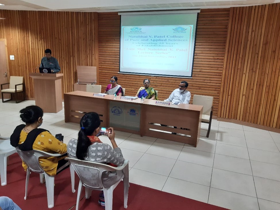 NVPASCollege's tweet photo. In order to pay tribute to the Donor of the N.V. Patel College of Pure and Applied Sciences Late Shri Natubhai Patel one memorial lecture on the topic "Science and Human Development : PAST PRESENT AND FUTURE in Indian Context" was organized. https://t.co/NOmJqxzIjG