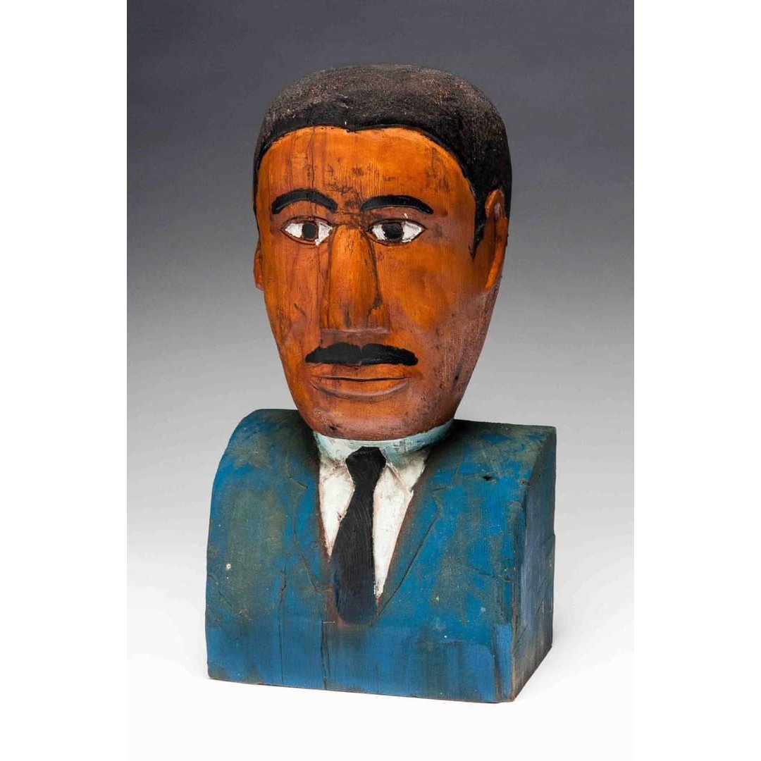 Arliss Watford M.L. King, 1988 polychromed wood, 15 x 8 x 4.5 inches Collection of the Longwood Center for the Visual Arts, Gift of William and Ann Oppenhimer for the William and Ann Oppenhimer Folk Art Collection, 2008.28.38. Photograph by Taylor Dabney. #MLKDay