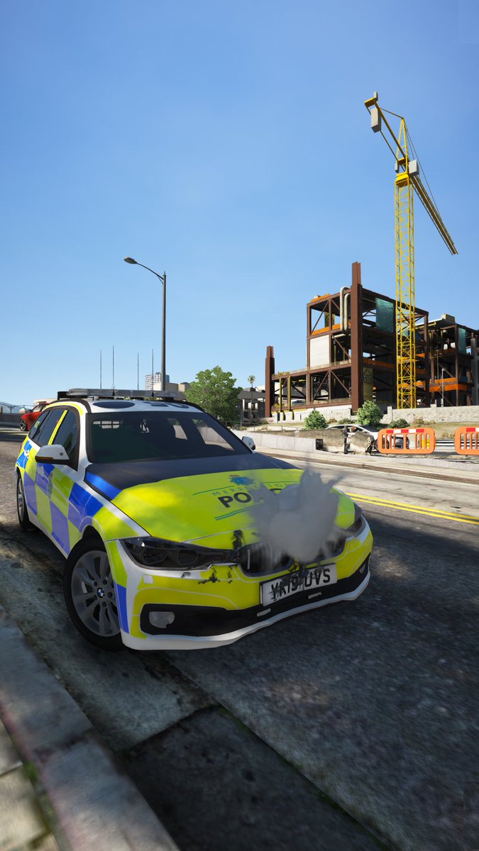 MerPolRP_MRP's tweet photo. 15 Minute pursuit of stolen vehicle through #Liverpool! Our TX Unit has took the brunt of getting reversed rammed, The Vehicle came to a stop in Sefton Area. #Arrested #Team #Fictional. https://t.co/cTa1oj6t8M