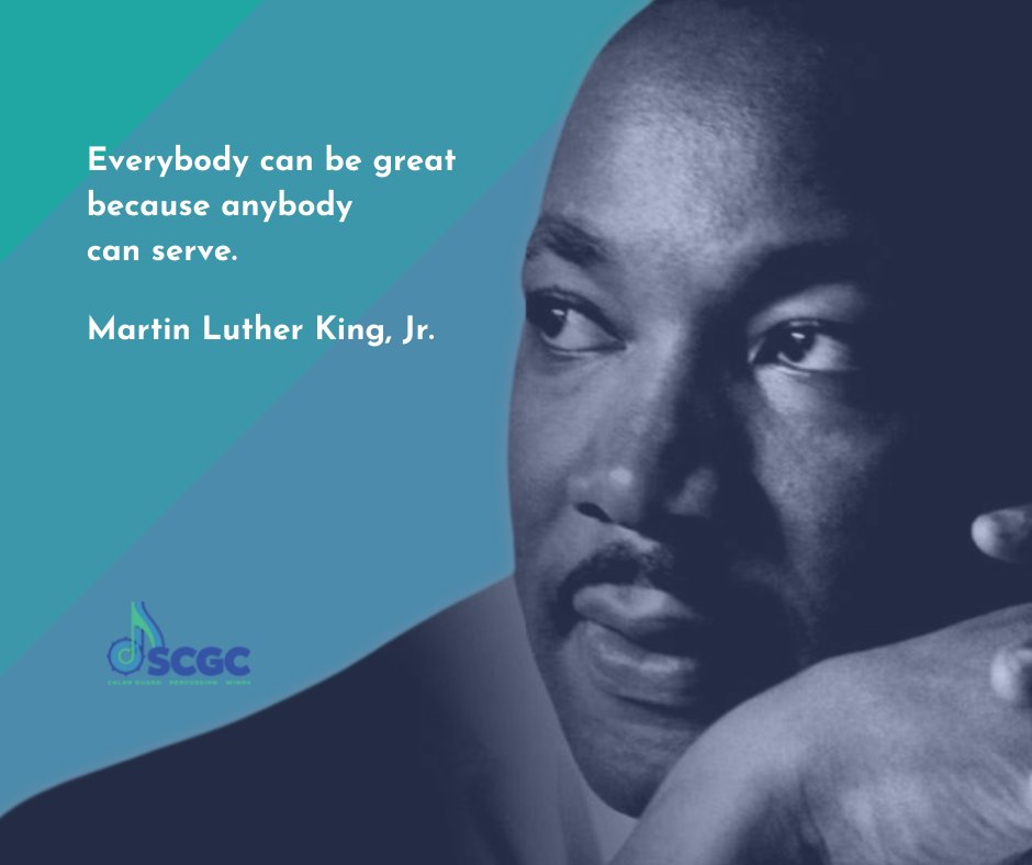 "Everybody can be great because anybody can serve." - Martin Luther King, Jr. 

Today we honor the life and legacy of Dr. Martin Luther King Jr. by encouraging you to use the day to serve your team, your school, or your community.