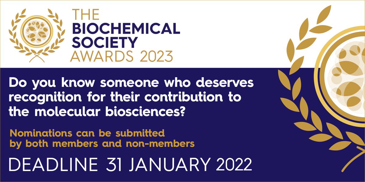 BiochemSoc's tweet photo. The Sir Philip Randle Lectureship recognises contribution in the field of mammalian metabolism. This is only awarded biennially, so don’t delay in submitting your nominations! Deadline 31 January #BiochemAwards https://t.co/QzuRpbYi41 https://t.co/yUthHPumAB