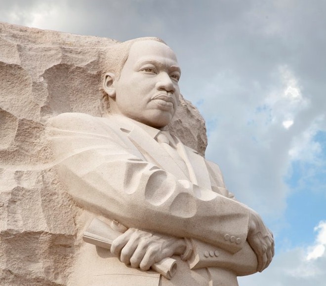 NationalMallNPS's tweet photo. Martin Luther King, Jr. Day is observed on the third Monday of January each year. Since its first celebration as a federal holiday in 1986, many people honor his legacy by volunteering in their communities on #MLKDay and recognizing Dr. King's commitment to unity &amp; progress. https://t.co/rRL4kVlgYx
