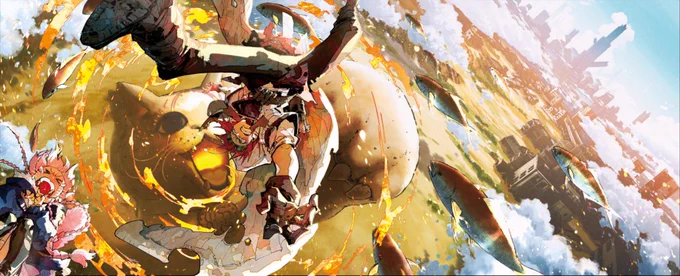 【アニメ】 #錆喰いビスコ 2話
OPやばい。原作7巻の世界観イラストで入れさせてもらったコレも…!そして一話の構成が活きての二話の迫力よ…。 