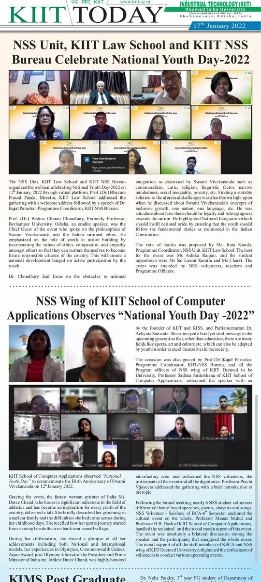 srinibasdas001's tweet photo. KIIT TODAY
#WeLoveKIIT
#kiitsoee
#kiituniversity
#InstitutionofEminence https://t.co/6sWLIBeR7G