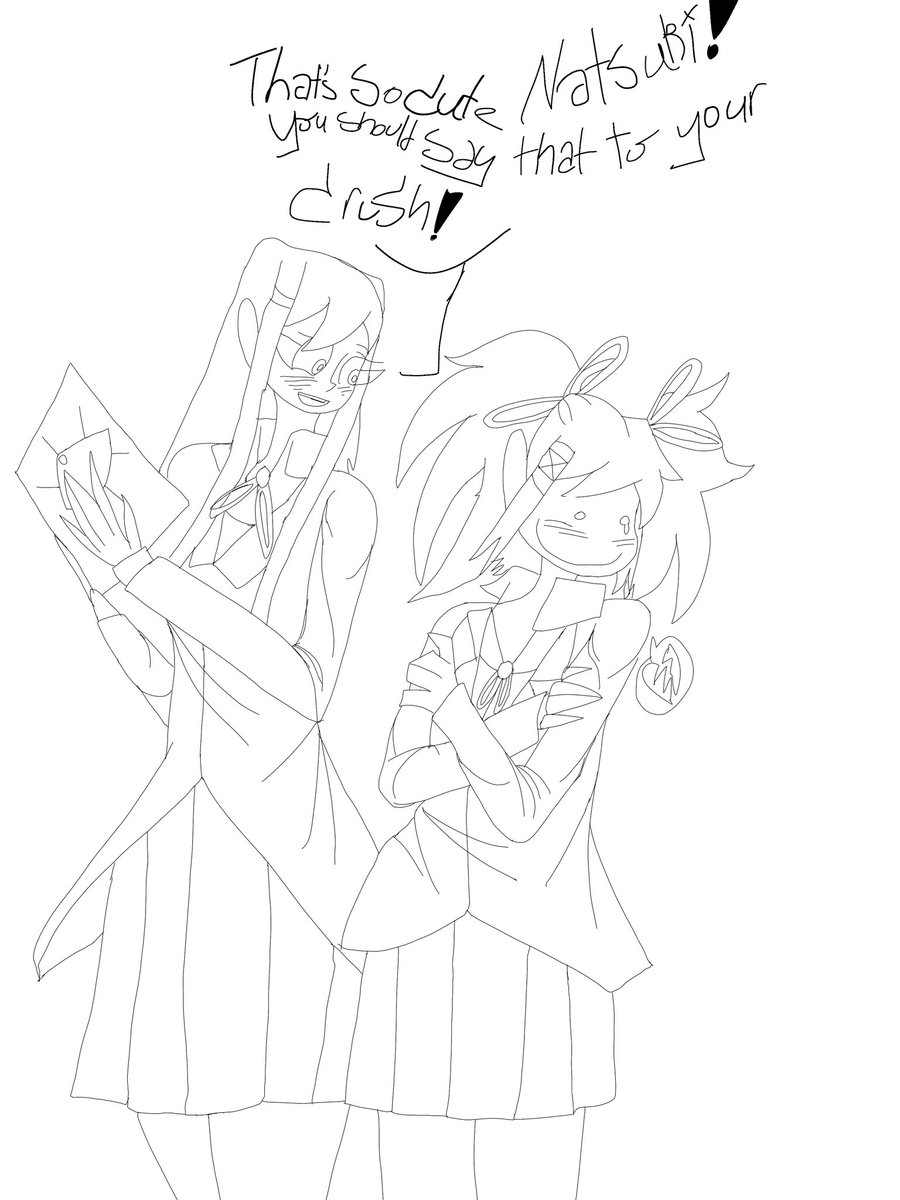 mangle_potato's tweet photo. Sheβs so dumb
#natsyuri #Natsuki #yuri #ddlc https://t.co/NpIZfHsxVr