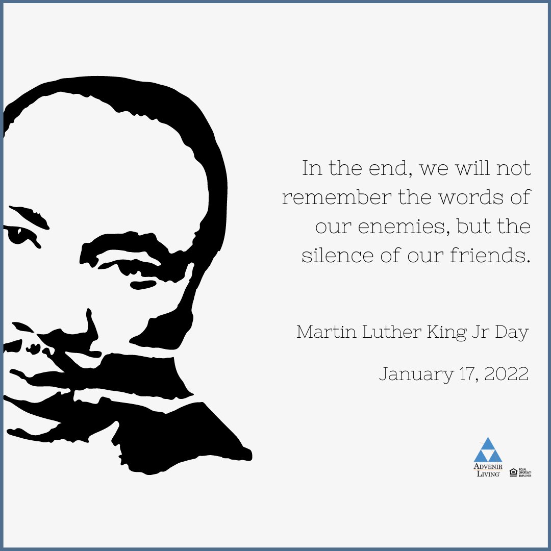 Today on Martin Luther King Jr. Day—and every day— we honor Dr. King's legacy.

His compassion and kindness towards others are values we strive to embody in our work each and every day. #martinlutherkingday #MLKDay