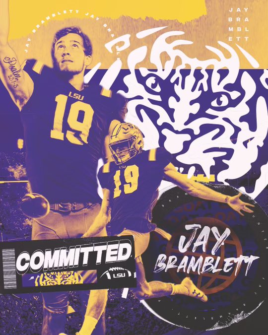 jbram_15's tweet photo. Heading down to the bayou! Couldn’t be more excited for this opportunity! Geaux Tigers! https://t.co/VEkWIws2oT