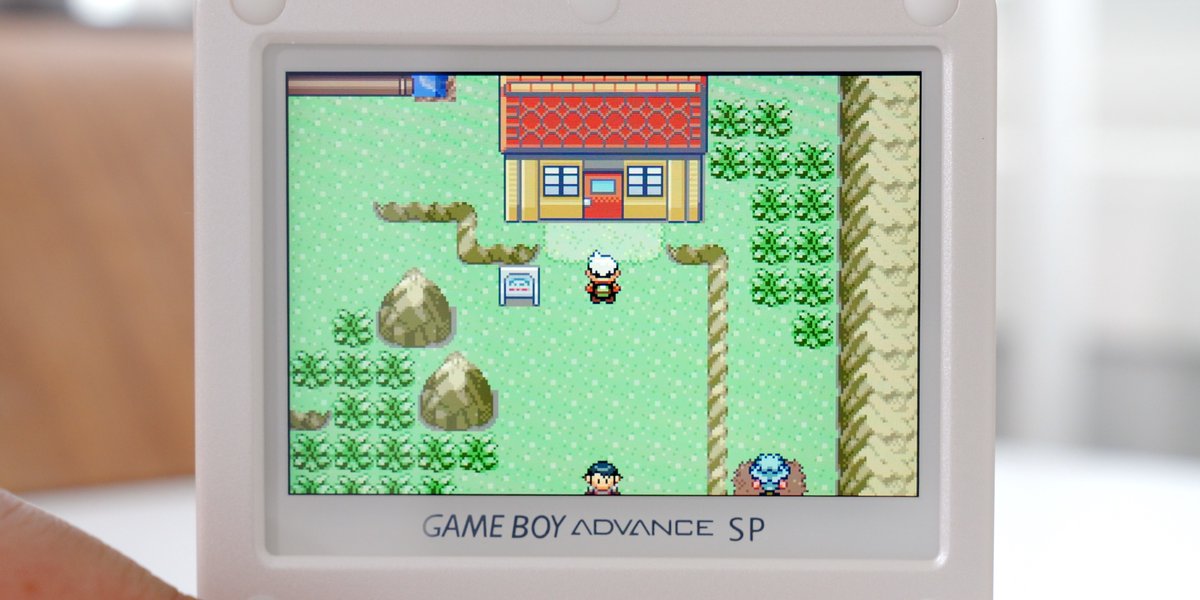 MarkSpurrellYT's tweet photo. Let's start 2022 off with a bang. I'm giving away one of these amazing custom-built Gameboy Advance SPs from @ModernModsShop .

To enter:
- Follow me on Twitter,
- Retweet this tweet,
- And tell me what GBA games you'd play on it!

I'll ship it anywhere in the world. Good luck :) https://t.co/htliYuABpz