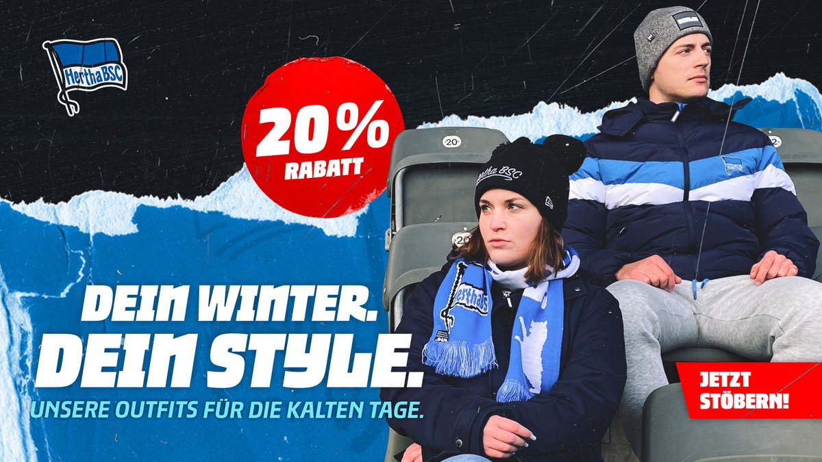 HerthaBSC's tweet image. 🔥 Heiße Teile für kalte Tage! ❄️ Ihr seid noch auf der Suche nach dem richtigen Winterlook?

Dann schaut mal hier: herthab.sc/Winteroutfits-… ⬅️

#GemeinsamHertha #HaHoHe