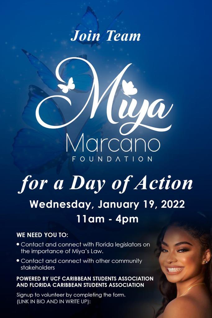 MarlonAHill's tweet photo. Celebrate #MLKDay this Wednesday January 19th, 11-4pm as @miyamarcanofdn hosts a Day of Action in contacting FL legislators to support advancing #MiyasLaw (SB898/HB577) Sign up at https://t.co/vk4LhU5aSs to receive more info. Powered by @CSA_UCF @fcsavibes #MiyasLaw #TenantSafety https://t.co/1aieMb0rcM