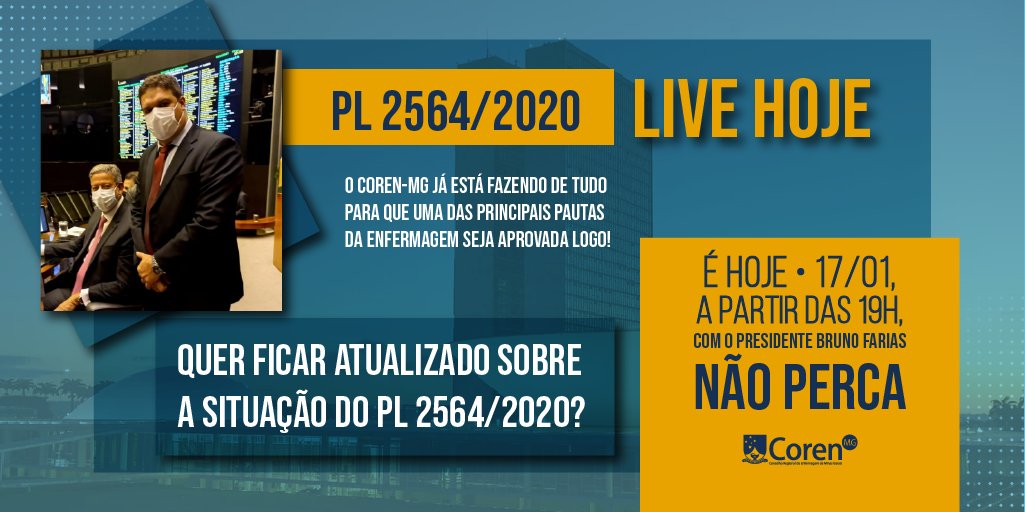 corenmg's tweet photo. Fique por dentro da tramitação do PL 2564/2020 na Câmara dos Deputados

#corenmg #aprovapl2565 #pl2564 #AbraceAEnfermagem #ValorizeAEnfermagem https://t.co/fX4N10ZpVo