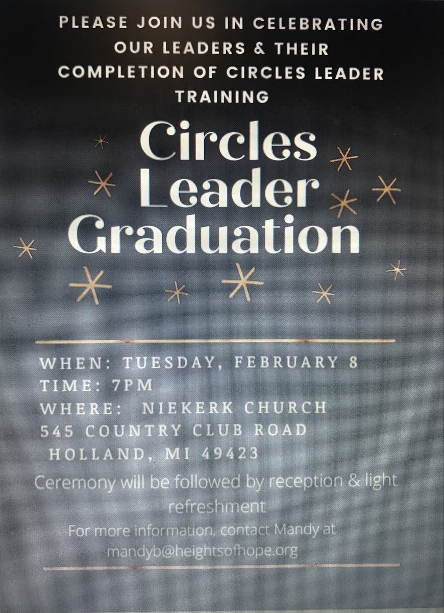 goodsam513's tweet photo. Our Circles Leaders are ready to graduate! We are so very proud of them. https://t.co/4KN7tUpYiP