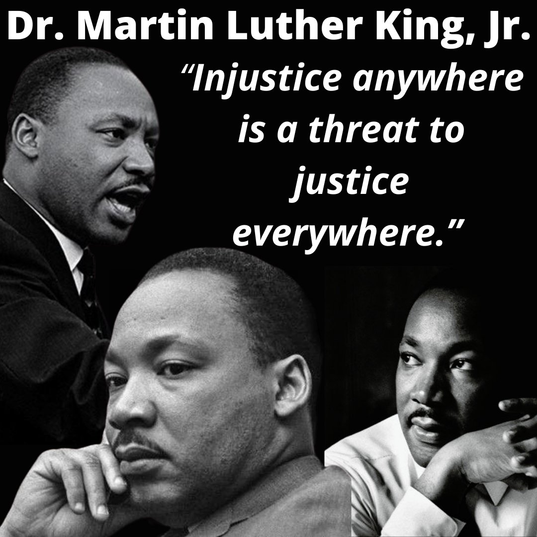 TheAlmway's tweet photo. Previous post contained incorrectly quoted words. So it was deleted! 

“Injustice anywhere is a threat to justice everywhere.” 

Dr. Martin Luther King, Jr. 
Born 1/15/29 - ASSASSINATED 4/4/68
#DrumMajorForJustice #Equality #FreedomFighter https://t.co/bWdCBQsSSF